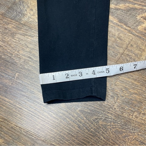 Victoria's Secret Yoga Capri Leggings Size Small Fold Over Black Pink Teal Y2K - Picture 5 of 8